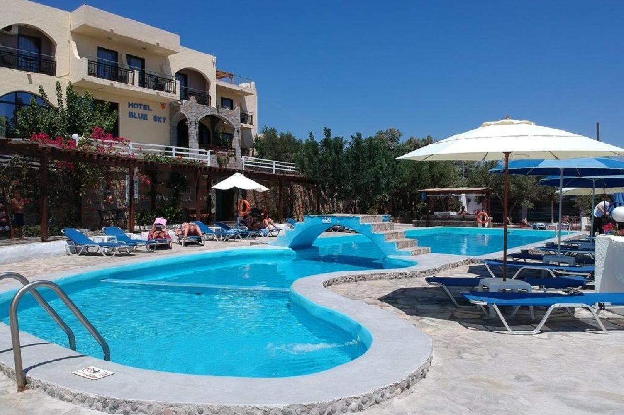 Blue Sky Hotel Koutsounari Exterior foto